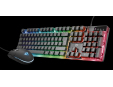 BAZAR - TRUST set klávesnice + myš GXT 838 Azor Gaming Combo CZ/SK - poškozený obal