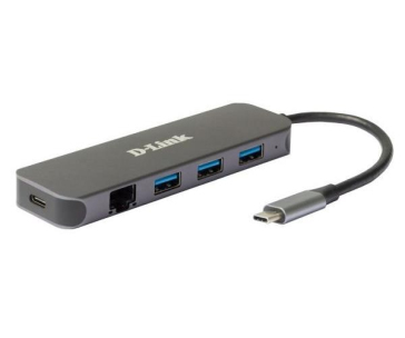 D-Link DUB-2334 USB-C Hub with Gigabit Ethernet and 3x USB3.0