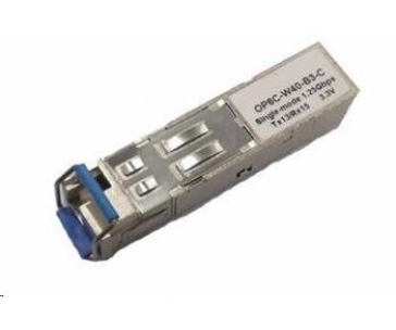 SFP WDM transceiver 1,25Gbps 1000BASE-BX10 SM 10km TX1310/RX1550nm LC simp. 3,3V, HP komp., DMI J9142B