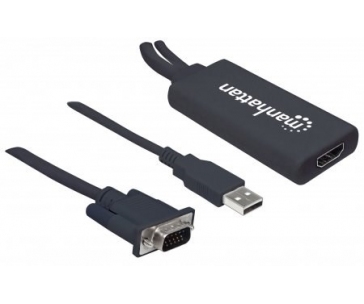 MANHATTAN Převodník z VGA a USB na HDMI