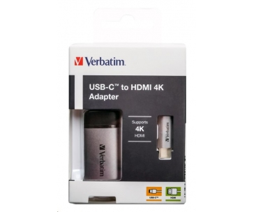 VERBATIM 49143 USB-C™ to HDMI 4K Adapter HUB