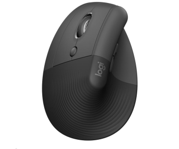 BAZAR - Logitech Lift Left Vertikální ergonomická myš pro leváky, graphite/ black - rozbaleno