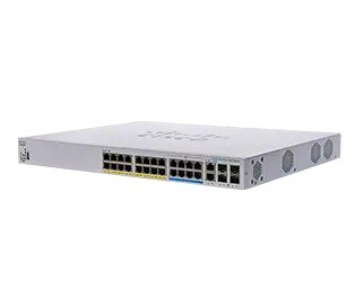 Cisco switch CBS350-24NGP-4X-UK (16xGbE,8x5GbE,2x10GbE/SFP+ combo,2xSFP+,48xPoE+,8xPoE++,375W) - REFRESH