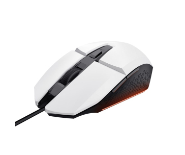 TRUST myš GXT 109W FELOX Gaming Mouse, optická, USB, bílá