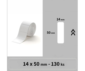 Niimbot štítky RP 15x50mm 130ks Bílé pro D11, D11-M, D110, D110-H