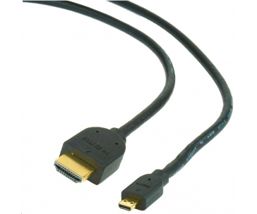 GEMBIRD Kabel HDMI - HDMI Micro 4,5m (v1.3, M/M, stíněný, zlacené kontakty)