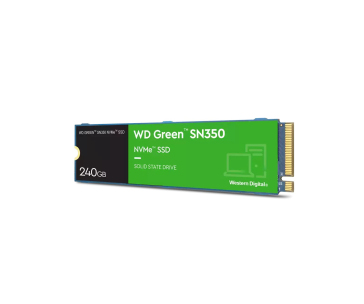 WD GREEN SSD NVMe 250GB PCIe SN350, Gen3 8GB/s, (R:2400/W:900 MB/s)