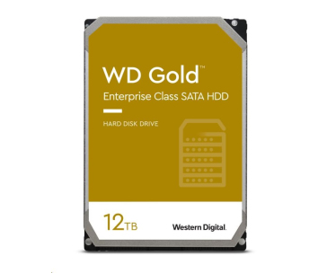 WD GOLD WD122KRYZ 12TB, SATA III 3.5", 256MB 7200RPM, 255MB/s, CMR, Enterprise