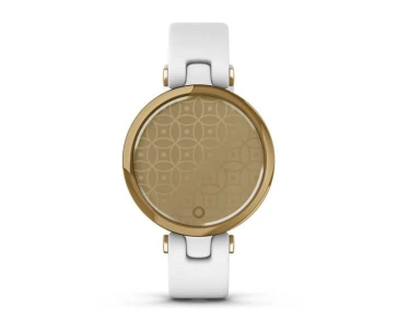 Garmin hodinky Lily® – Classic Edition, Luneta v barvě Light Gold, tělo White, řemínek z italské kůže, EU