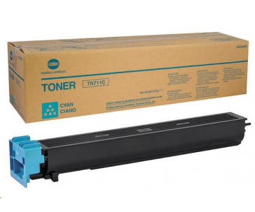 Minolta Toner TN-711C, azurový do bizhub C654(e), C754(e), PRO C754e (31.5k)