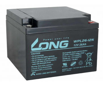 LONG baterie 12V 26Ah M5 LongLife 12 let (WPL26-12N)