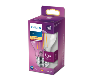 PHILIPS žárovka LED classic 60W A60 E27 WW CL ND RFSRT4