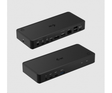 i-tec USB-C/Thunderbolt KVM dokovací stanice Dual Display + Power Delivery 65/100W