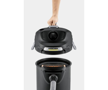 Karcher AD 4 Premium vysavač na popel, 600 W, kovová nádoba 17 l, kovový filtr, pozinkovaná sací hadice