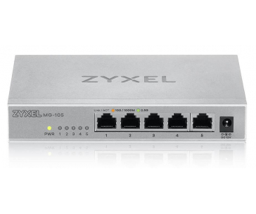 Zyxel MG-105 5-port 2,5Gigabit Ethernet Desktop Switch