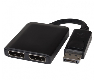 PREMIUMCORD Adaptér DisplayPort - 2x DisplayPort, rozšíření + zrcadlení obrazu, 4K*2K@30Hz