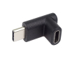 PremiumCord Adaptér USB-C na USB-C, zahnutý 90°