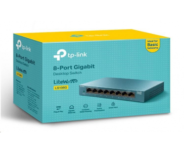 TP-Link LiteWave switch LS108G (8xGbE, fanless)