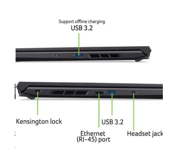 ACER NTB Nitro V 16 (ANV16-41-R0EE),Ryzen5 8645HS,16" WQXGA,16GB,1024GB SSD,RTX4050,W11H,Obsidian black