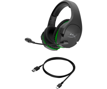 HyperX CloudX Stinger Core - Wireless Gaming Headset (Black-Green) - Xbox (HHSS1C-DG-GY/G) - Sluchátka pro herní konsole