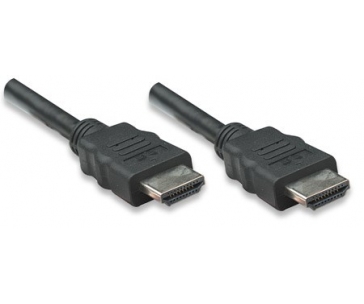 MANHATTAN kabel HDMI s Ethernetem, HEC, ARC, 3D, 4K, stíněný, 3m, Black