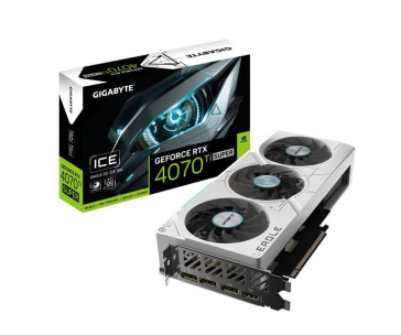 GIGABYTE VGA NVIDIA GeForce RTX 4070 Ti SUPER EAGLE ICE OC 16G, 16G GDDR6X, 3xDP, 1xHDMI