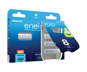 PANASONIC HR6 AA 3MCCE/8BE ENELOOP N, 2000 mAh (Blistr 8ks)