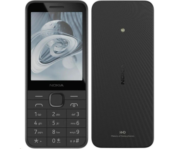 Nokia 215 Dual SIM, 4G, černá (2024), (CZ, SK, HU)