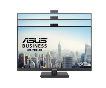 ASUS LCD 23.8" BE249QFK Video Conferencing Monitor, FHD, IPS, 100Hz, Frameless, FHD Webcam, Mic Array, Stereo Speakers