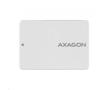 AXAGON RSS-M2SD, SATA - M.2 SATA SSD, interní 2.5" ALU box, stříbrný