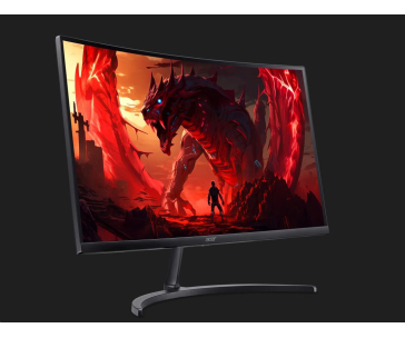 ACER LCD Nitro ED273US3bmiipx 69cm (27") VA LED Curved, WQHD 2560x1440@180Hz DP, 144Hz HDMI, 250cd/m2, 178/178,Black