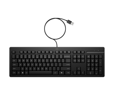 HP 125 Wired Keyboard - Německá