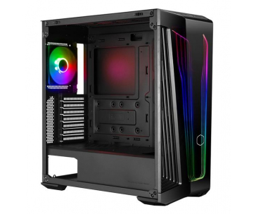 Cooler Master case MasterBox 540, Mid Tower, ATX, USB3.2, USB-C, bez zdroje, průhledná bočnice, černá