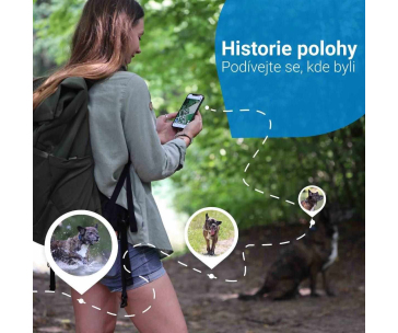 Tractive GPS DOG 4 LTE – sledování polohy a aktivity pro psy - modrá