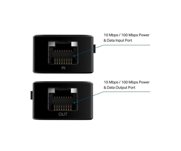 TP-Link PoE10E PoE+ extender (2x100Mb/s,20W)