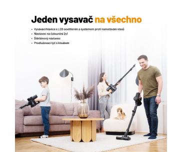 Lauben Stick Vacuum 2in1 Pet Plus 400BC - Rozbaleno