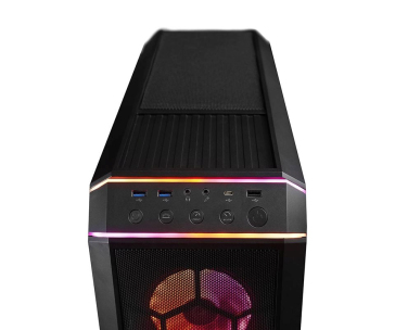 CHIEFTEC skříň STALLION 3, ATX, 1x USB-C 3.2, 2x USB 3.1, 1x USB 2.0, 4x 120mm RGB Fan, černá