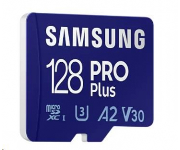 Samsung micro SDHC karta 128GB PRO Plus + SD adaptér