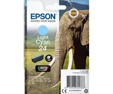 EPSON ink bar Singlepack "Slon" Light Cyan 24 Claria Photo HD Ink