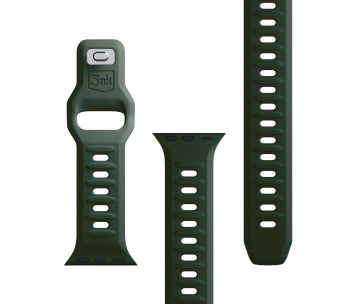 3mk Silicone Watch Strap pro Apple 38/40/41 mm Dark Green