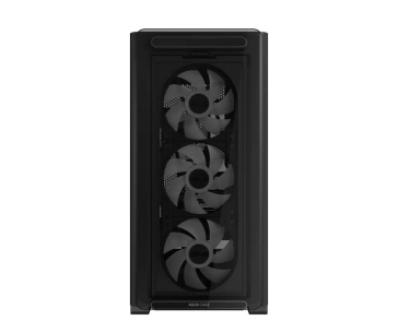 ASUS case A23 PLUS TG ARGB, Mini Tower, průhledná bočnice, 4x120mm ARGB Fan, černá