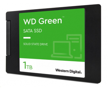 WD GREEN SSD 3D NAND WDS100T3G0A 1TB SATA/600, (R:500, W:400MB/s), 2.5"