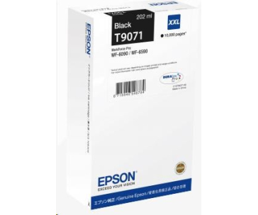 EPSON Ink čer WorkForce-WF-6xxx Ink Cartridge Black XXL 202 ml