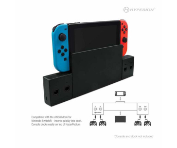 Hyperkin HyperPodium 4Port Controller Base For GameCube® Compatible with Nintendo Switch®