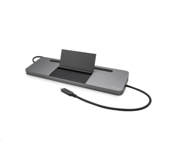 i-tec USB-C Metal Ergonomic 4K 3x Display Docking Station with Power Delivery 85W + i-tec Universal Charger 100W (bundle