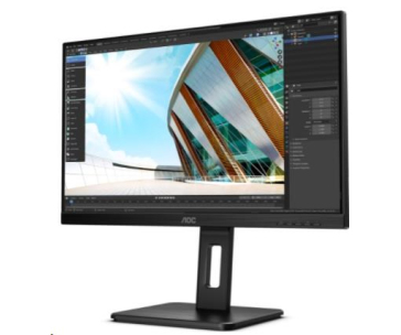 BAZAR - AOC MT IPS LCD WLED 27" U27P2CA - IPS panel, 3840x2160, 2xHDMI, DP. USB-C, USB, repro, pivot - Poškozený obal (K