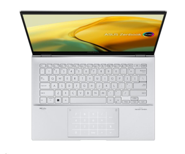 ASUS NTB Zenbook 14 OLED (UX3402VA-OLED544W), i7-13700H, 14" 2880 x 1800, 16GB, 1TB SSD, Iris Xe, Win11 Pro, Silver