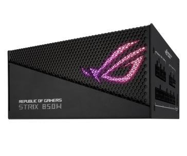 BAZAR - ASUS zdroj ROG STRIX 850W Gold Aura Edition, 850W, 80+ Gold, ARGB - Po opravě (Komplet)