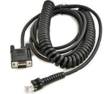 Datalogic kabel RS-232 PWR, 9P, Female, Coiled, 3.6 m, CAB-459