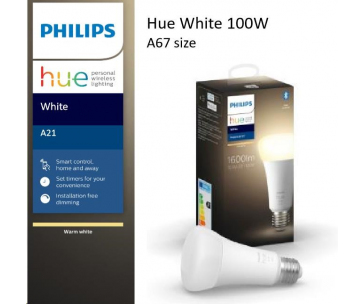 PHILIPS Hue White žárovka 15.5W E27 A67 DIM